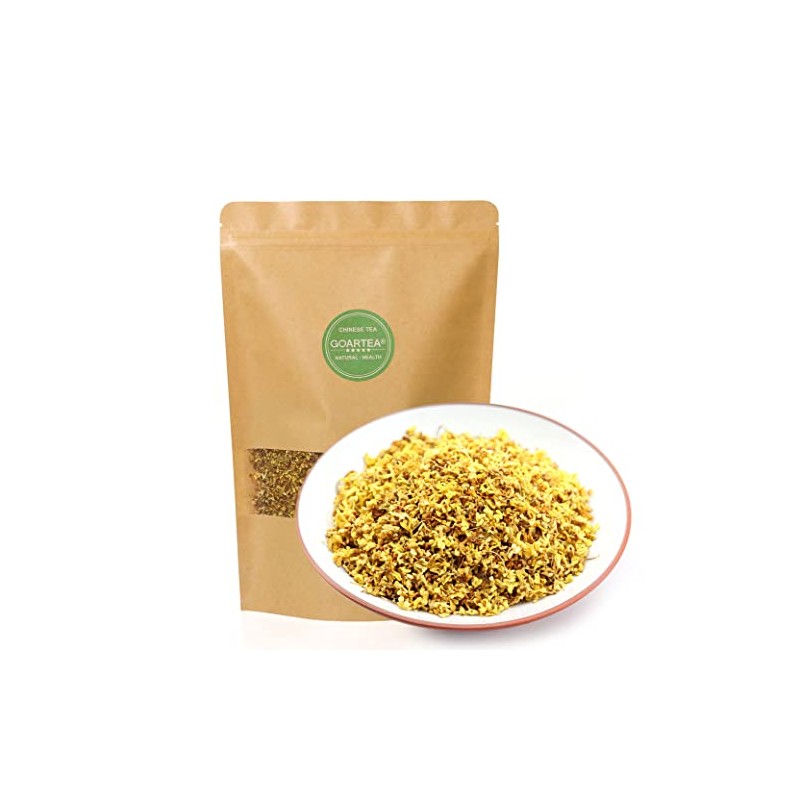 GOARTEA 2Pcs 250g / 17.6oz Natural Sweet Osmanthus Flower Tea