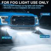 Marsauto 9006/HB4 LED Fog Light Bulbs, 34,000LM Ultra-Bright for Wider