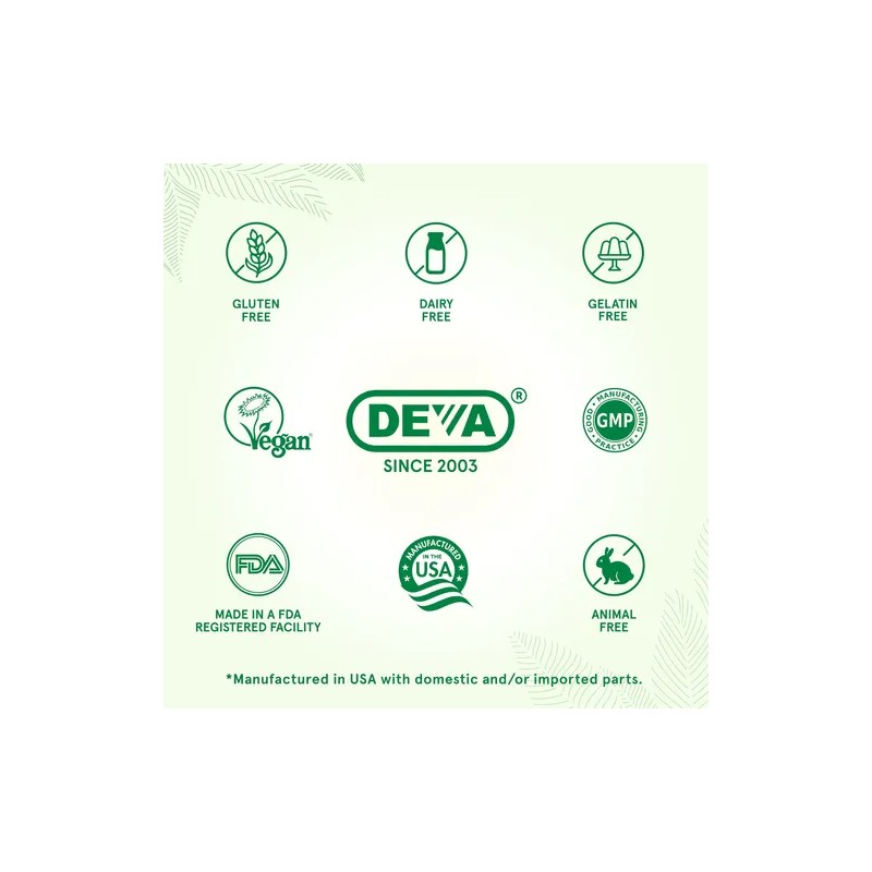 Deva Quercetina Vegana 500 Mg Zinc 25 Mg 90 Tabletas