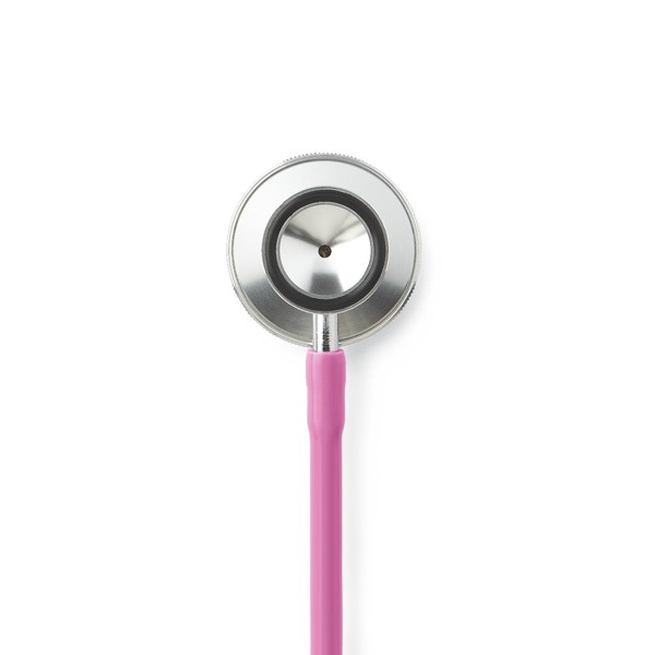 Medline Dual-Head Stethoscope, 22" Tubing, Pink, Lightweight & Durable