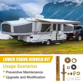 6311&3000 Lower Crank Rebuild Kit - for Rebuild 6311 & 3000 Series Systems for Pop up Camper Accessories, Compatible with Colem-an Fleet-Wood Drive Hub