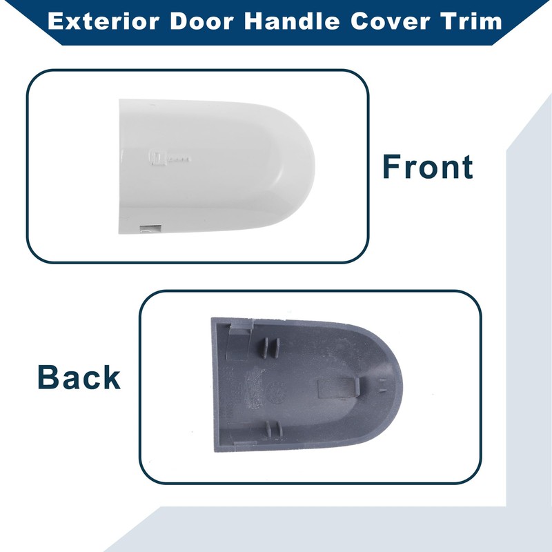 Hihaha Front Left Exterior Door Handle Cover for Jaguar XK