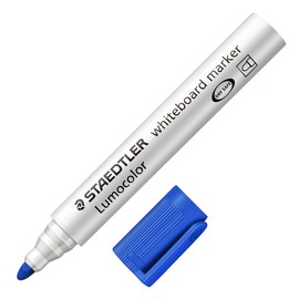 Staedtler Lumocolor 351 whiteboard marker pen bullet tip BLUE ink colour x 1 single