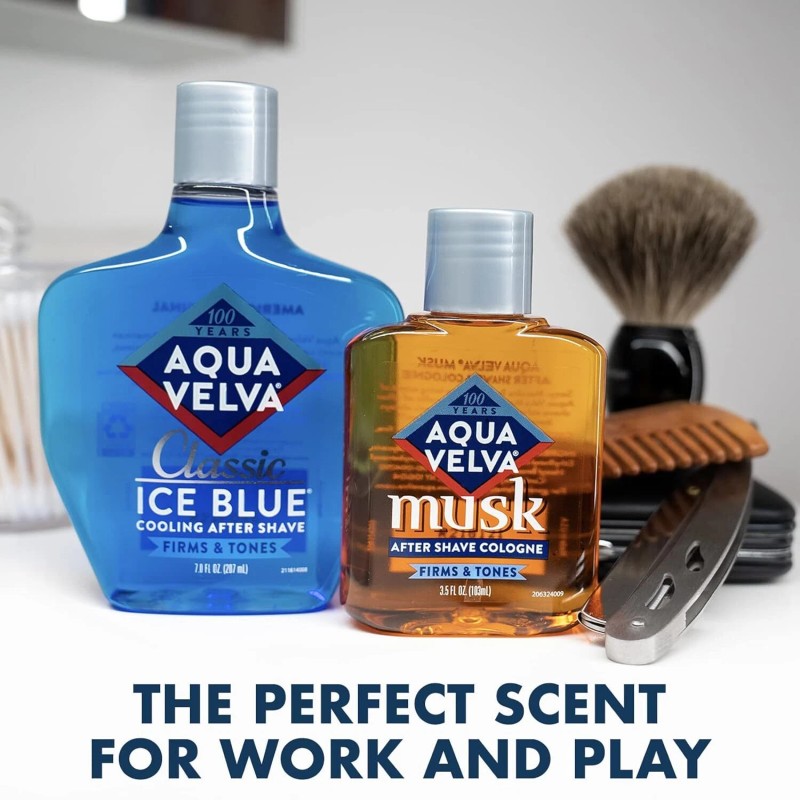 Does Not Apply Aqua Velva After Shave, Musk, 3.5 Ounce