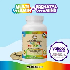 UD Prenatal Dog Vitamins Complete Puppy Senior Dog Supplement Folic Acid Amino Acids for Pregnant Breastfeeding Newborn Pets