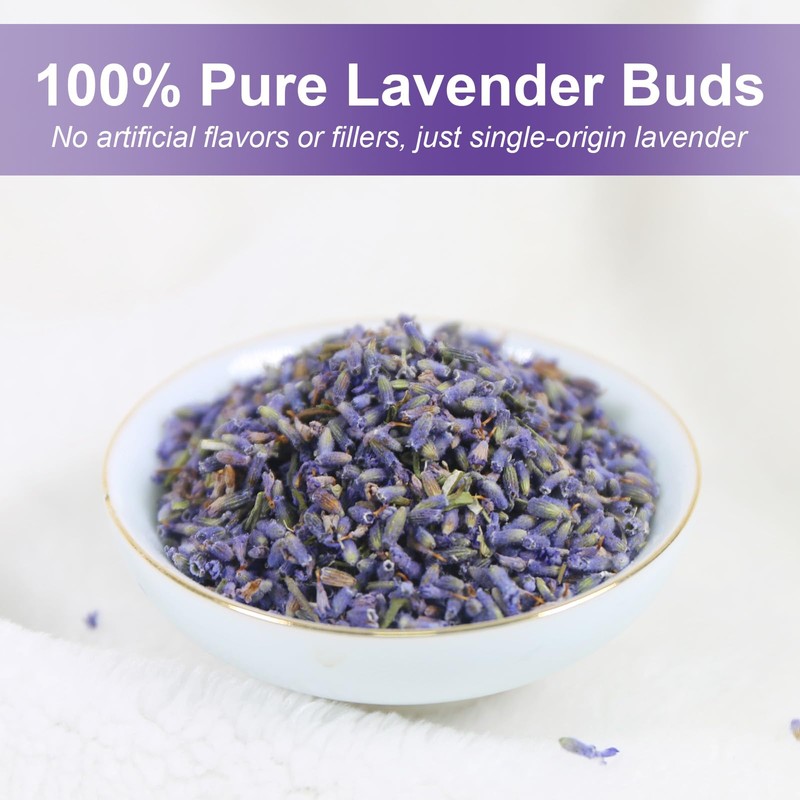TEARELAE - Lavender Tea, 40 Count - Premium Dried Lavender