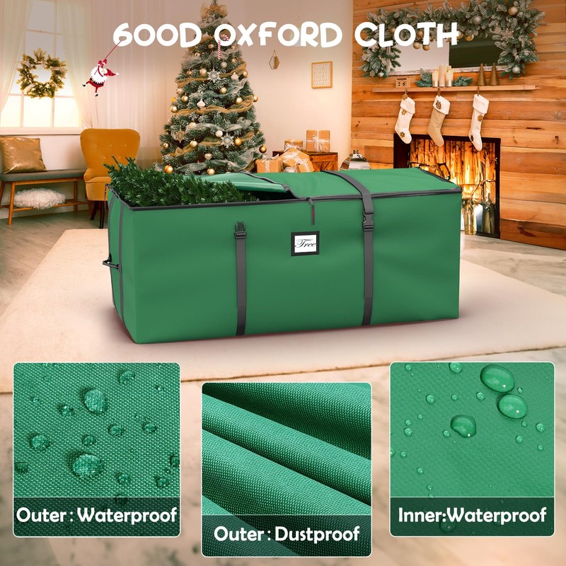 Mrrihand Christmas Tree Storage Bag, Large Artificial Christmas Tree, 9