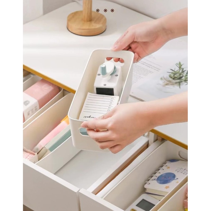 Plastic Storage Box, 28 cm, Small Storage Baskets, Tight Storage