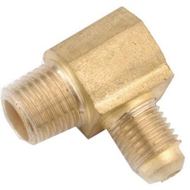 anderson metals corp 714049-0606 3/8 -Inch Flare x 3/8 -Inch Male Iron Pipe Thread Elbow