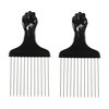 VOCOSTE Pack of 2 Metal Hair Picks, Metal Afro Hair