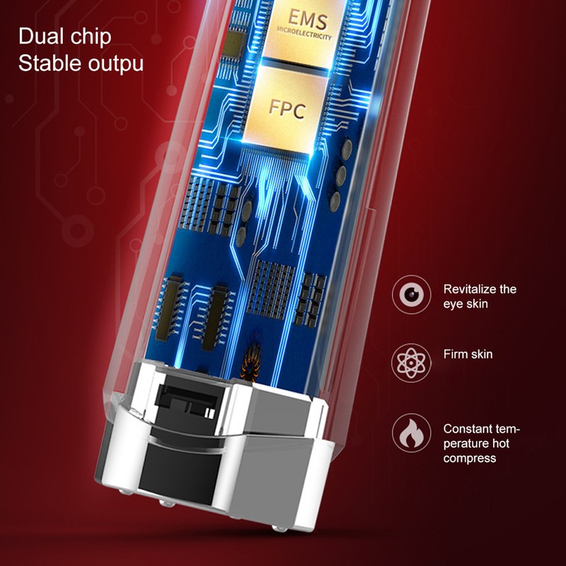 Red Blue Light Therapy Eye Massager Dark Circle Removal Hot