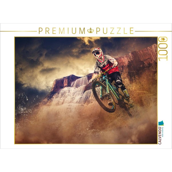 CALVENDO Jigsaw Puzzle Mountain Bike Trails 1000 Pieces Laying Size