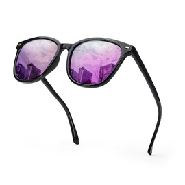 SIPHEW Trendy Sunglasses for Women, Fashion Polarized Square Sun Glasses with UV400 Protection