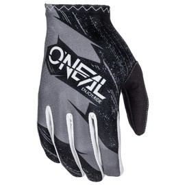 O'Neal Matrix Kinder MX Handschuhe Burnout Motocross DH Downhill Enduro Offroad Mountain Bike, 0388R-1, Farbe Grau, Größe XL