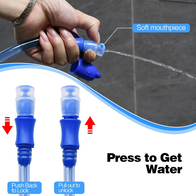 Mdvora 2L Hydration Bladder Cleaning Kit, Large Opening Water Bladder