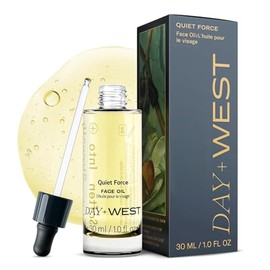 Day + West Aceite facial hidratante - Aceite de escualano para rostro y piel sensible - Aceite facial con aceite de jojoba, rosa mosqueta y bakuchiol,