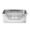 Sorstrem Stainless Steel Sifting Litter Box for Rabbit (L)
