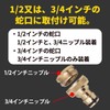 dodtazz Faucet Connection Screw Hardware 1/2 3/4 Inch Faucet Nipple