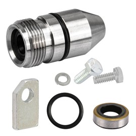 TH350 Speedo Housing Kit for GM TH350 Transmission 1969 & Up, Speedometer Turbo 350 Includes Retainer Bracket, Extra Seals, Lock Washer & Bolts, Prevents Fluid Leaks, Accurate Gear Engagement- 1 Set