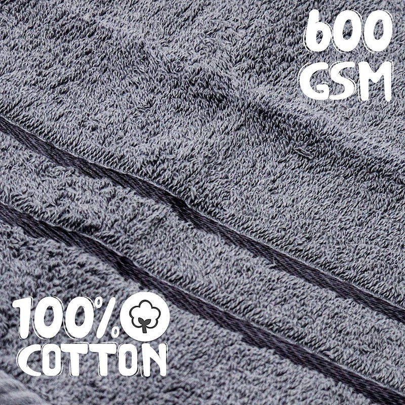 Towelogy® 600GSM Cotton Washcloths Multipack Quick Dry Flannels Face Towels