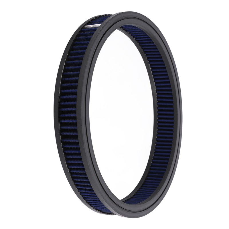 High Flow Round Air Filter Element Washable Reusable Air Cleaner