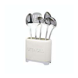 Auntie Morags Lovello Retro Utensil Holder in cream