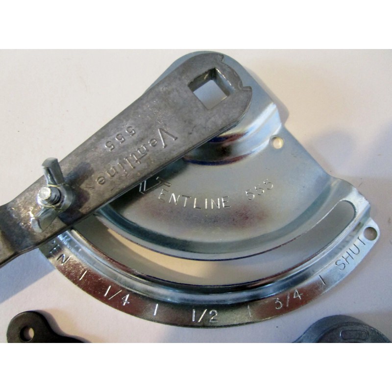 Ventline 555 1/2" Steel Damper Quadrant Kit w/Handle, Bearings &