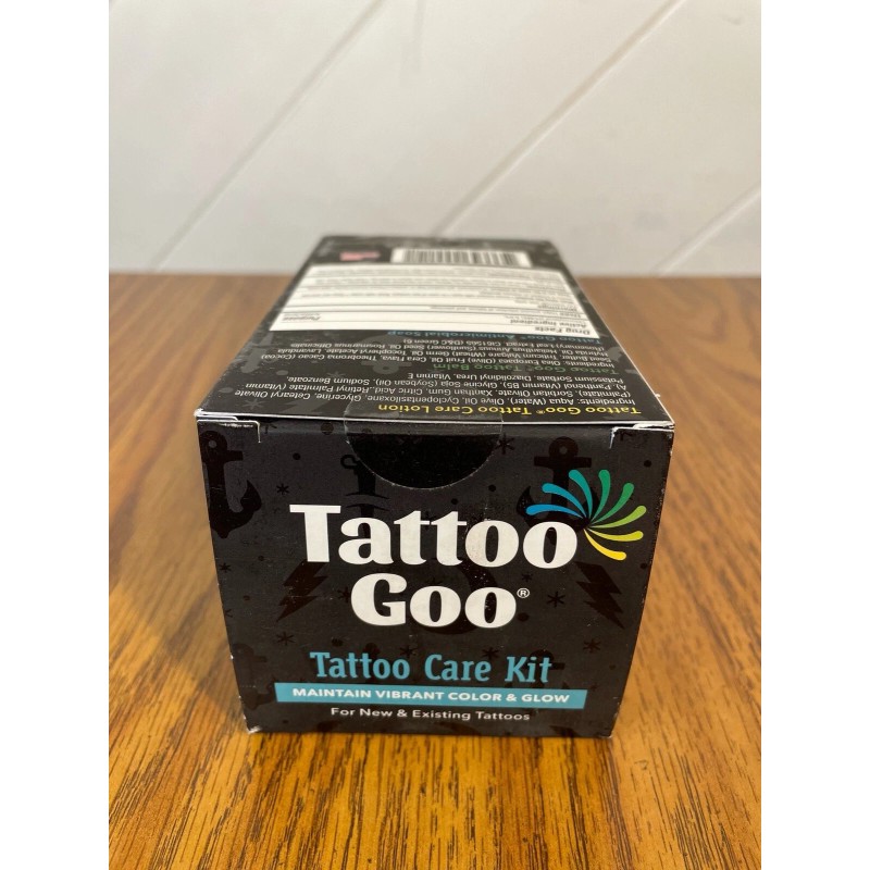 Tattoo Goo Aftercare Kit Antimicrobial Soap, Balm, and Care Lotion