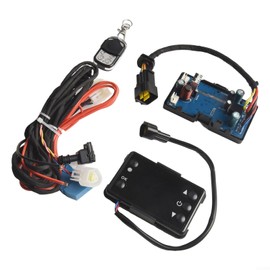 Diesel Air Heater LCD Monitor Switch Control Board Set with Remote Control, 12V/24V Compatible 30-40°C Temperature Range for 2kw/5kw/8kw Car Truck Parking Heater Repair