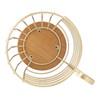 Coffee Pod Holder Iron Large Capacity Space Saving Wooden Base