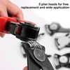 Wire Cutters Tool Steel 5 Replaceable Heads Anti Slip TPR