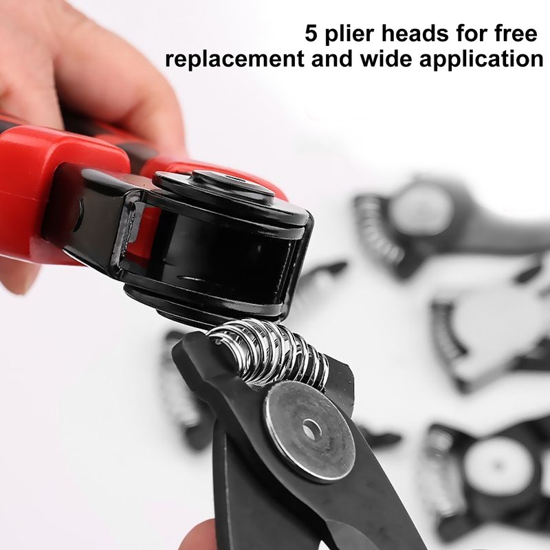 Wire Cutters Tool Steel 5 Replaceable Heads Anti Slip TPR