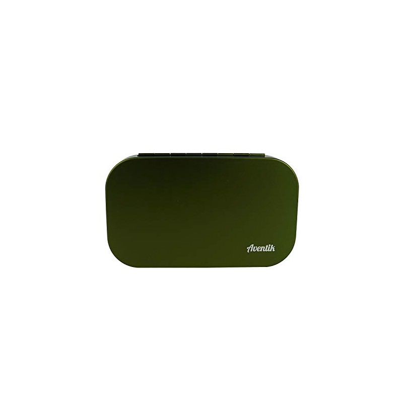 Aventik Aluminium Fly Fishing Box Slit Foam with Compartments/Easy Grip