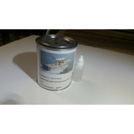 maxguard Ice Blue gelcoat (Grady White Color) repair kit without wax with Hardner 1Pint