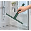 1pc Shower Squeegee Cleaner Durable Silicone Blade for Water Removal