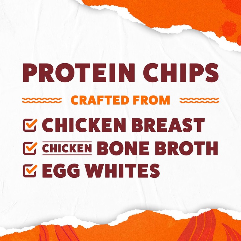 WILDE Buffalo Protein Chips, Thin and Crispy, High Protein, Keto