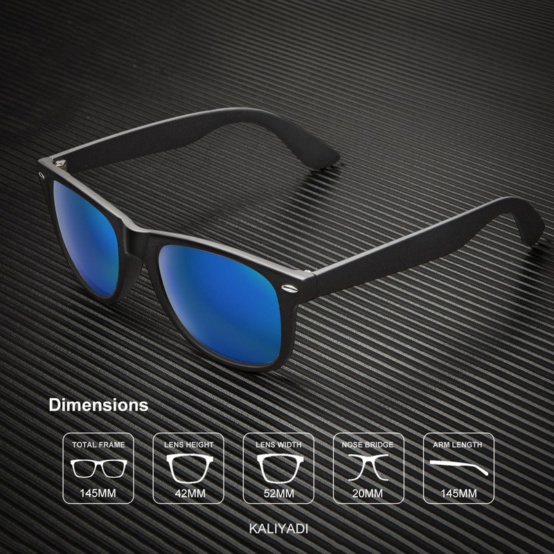 KALIYADI Polarized Sunglasses for Men and Women Matte Finish Sun
