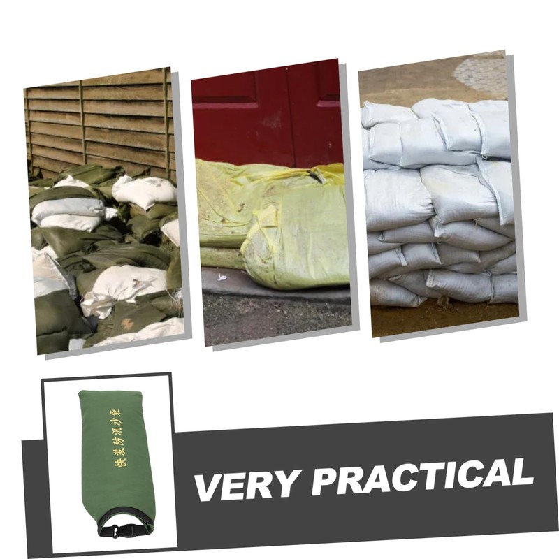 Operitacx Flood Barriers for Home Garage Canvas Sandbags Water-filled Weights