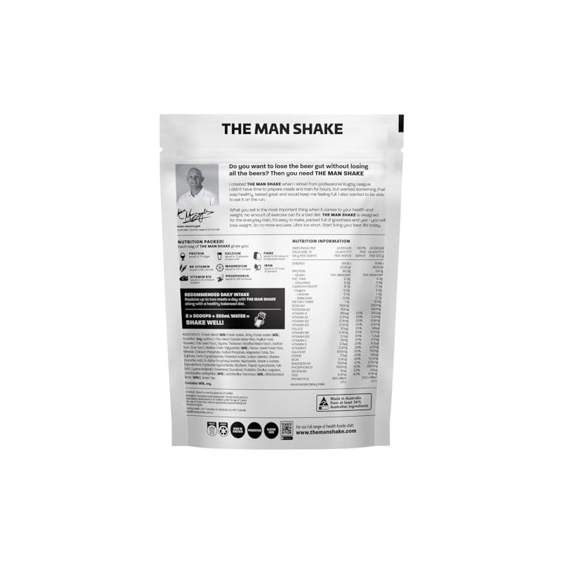 THE MAN SHAKE MEAL IN A SHAKE VANILLA FLAVOUR 840G
