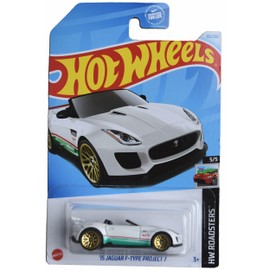 Hot Wheels '15 Jaguar F-Type Project 7, HW Roadsters 5/5 [Blanco] 116/250