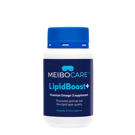 MEIBOCARE™ LipidBoost+ Omega-3 Premium Fish Oil - Support for Dry Eyes - High Potency EPA 900mg DHA 600mg per Serving.