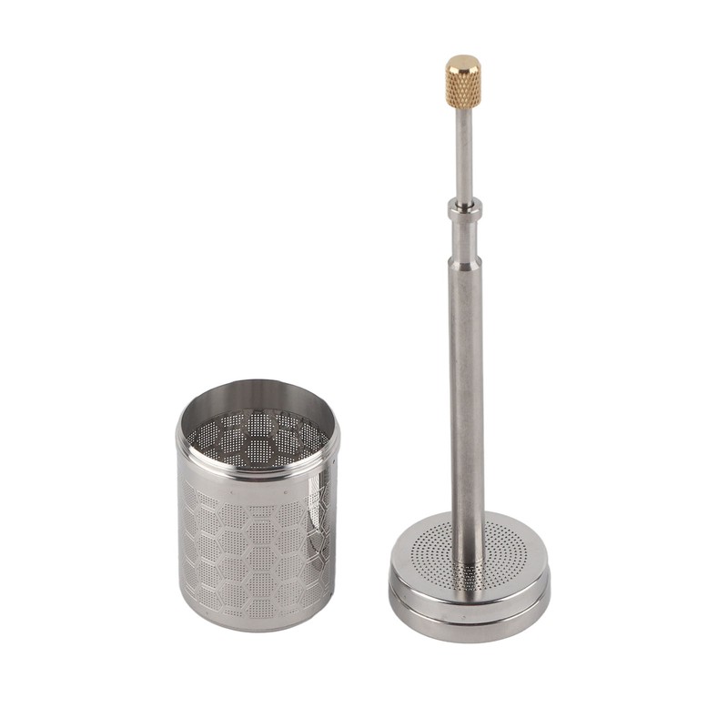Coffee Filter Manual Press Stainless Steel Coffee Stainer Anti Stick