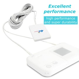 Yoidesu LTE Antena de Amplificador de Señal 28dbi Alta Aanancia 4G 3G LTE para Enrutador Móvil para E398 / E3276 / E392(SMA)