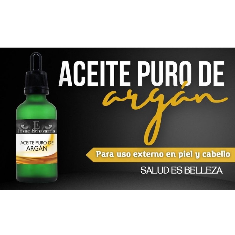 6 Frascos Aceite De Argán Puro 300ml Para Piel y