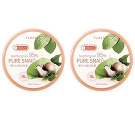 Pure Snail Soothing Gel, Keeping Skin Smooth and Soft, 300ml(10.1oz) x 2Pcs