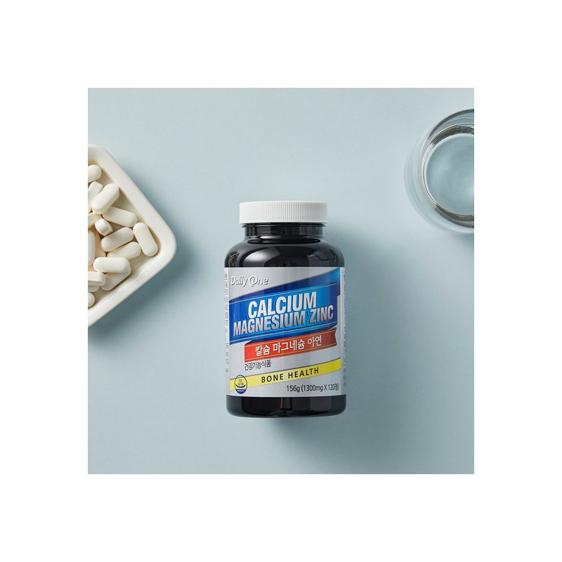Daily One Calcium Magnesium Zinc 1,300mg x 120 Tablets (2
