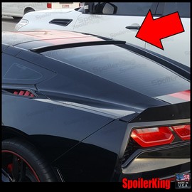 Rear Window Roof Spoiler Compatible with Chevy Corvette 2dr Coupe 2014-2020 C7 (818R)