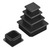Navasen Plastic Lamellar Plugs (Pack of 4, Black)