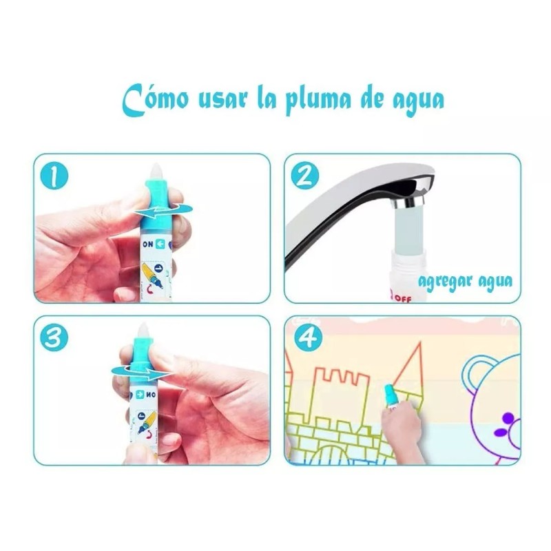 Zt Juguetes De Pintura De Lienzo De Acuarela Para Niños