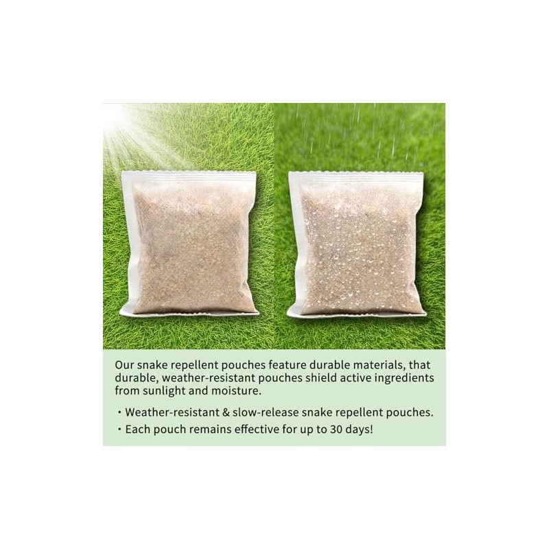 Snake Repellent for Yard Powerful,10 Pack Safe for Home Yard,